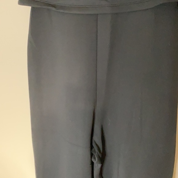 NWT ASOS black Bandeau Double Layer Jumpsuit size 4 - Picture 3 of 16